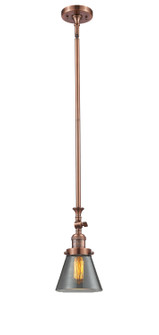 Franklin Restoration One Light Mini Pendant in Antique Copper (405|206-AC-G63)