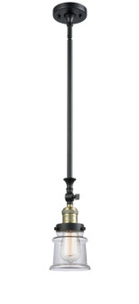 Franklin Restoration LED Mini Pendant in Black Antique Brass (405|206-BAB-G182S-LED)