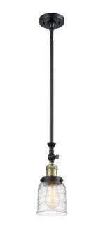 Franklin Restoration LED Mini Pendant in Black Antique Brass (405|206-BAB-G513-LED)