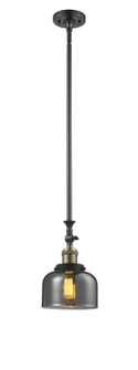 Franklin Restoration One Light Mini Pendant in Black Antique Brass (405|206-BAB-G73) Franklin Restoration One Light Mini Pendant in Black Antique Brass (405|206-BAB-G73)