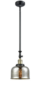 Franklin Restoration One Light Mini Pendant in Black Antique Brass (405|206-BAB-G78)