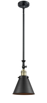 Franklin Restoration LED Mini Pendant in Black Antique Brass (405|206-BAB-M13-BK-LED)