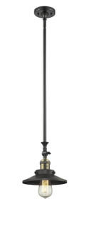 Franklin Restoration LED Mini Pendant in Black Antique Brass (405|206-BAB-M6-LED)