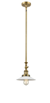 Franklin Restoration One Light Mini Pendant in Brushed Brass (405|206-BB-G1)