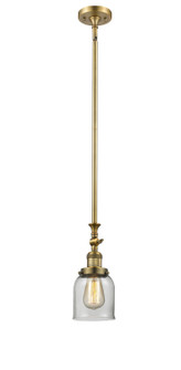 Franklin Restoration One Light Mini Pendant in Brushed Brass (405|206-BB-G52)