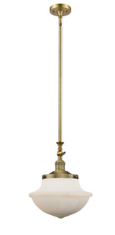 Franklin Restoration One Light Mini Pendant in Brushed Brass (405|206-BB-G541)