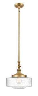 Franklin Restoration One Light Mini Pendant in Brushed Brass (405|206-BB-G694-12)
