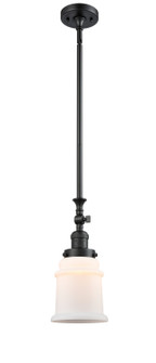 Franklin Restoration LED Mini Pendant in Matte Black (405|206-BK-G181-LED)