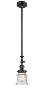 Franklin Restoration LED Mini Pendant in Matte Black (405|206-BK-G184S-LED)