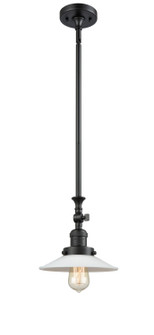 Franklin Restoration LED Mini Pendant in Matte Black (405|206-BK-G1-LED)