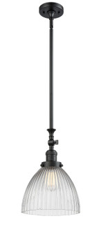 Franklin Restoration LED Mini Pendant in Matte Black (405|206-BK-G222-LED)