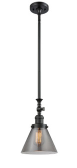 Franklin Restoration LED Mini Pendant in Matte Black (405|206-BK-G43-LED)