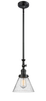 Franklin Restoration LED Mini Pendant in Matte Black (405|206-BK-G44-LED)