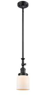 Franklin Restoration LED Mini Pendant in Matte Black (405|206-BK-G51-LED)