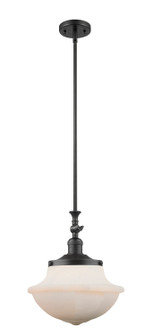 Franklin Restoration LED Mini Pendant in Matte Black (405|206-BK-G541-LED)