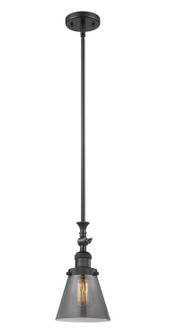 Franklin Restoration One Light Mini Pendant in Matte Black (405|206-BK-G63)