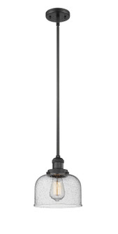 Franklin Restoration One Light Mini Pendant in Matte Black (405|206-BK-G74)
