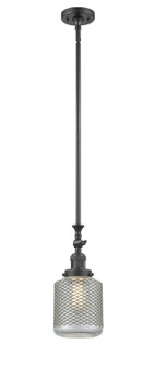Franklin Restoration LED Mini Pendant in Oil Rubbed Bronze (405|206-OB-G262-LED)