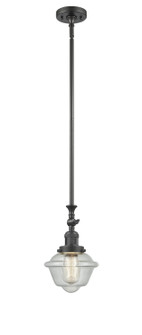 Franklin Restoration One Light Mini Pendant in Oil Rubbed Bronze (405|206-OB-G534)
