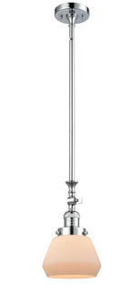 Franklin Restoration One Light Mini Pendant in Polished Chrome (405|206-PC-G171)