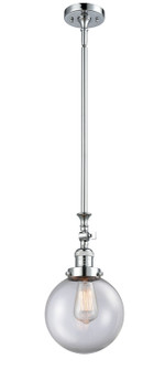 Franklin Restoration LED Mini Pendant in Polished Chrome (405|206-PC-G202-8-LED)