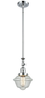 Franklin Restoration One Light Mini Pendant in Polished Chrome (405|206-PC-G534)