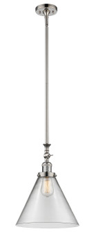 Franklin Restoration One Light Mini Pendant in Polished Nickel (405|206-PN-G42-L)