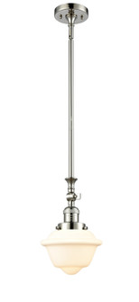 Franklin Restoration LED Mini Pendant in Polished Nickel (405|206-PN-G531-LED)