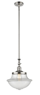 Franklin Restoration One Light Mini Pendant in Polished Nickel (405|206-PN-G542)