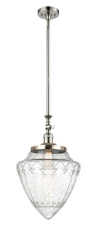 Franklin Restoration One Light Mini Pendant in Polished Nickel (405|206-PN-G664-12)