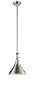 Franklin Restoration One Light Mini Pendant in Polished Nickel (405|206-PN-M10-PN)