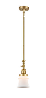 Franklin Restoration One Light Mini Pendant in Satin Gold (405|206-SG-G181S)
