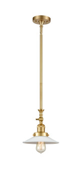 Franklin Restoration LED Mini Pendant in Satin Gold (405|206-SG-G1-LED)