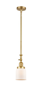 Franklin Restoration LED Mini Pendant in Satin Gold (405|206-SG-G51-LED)