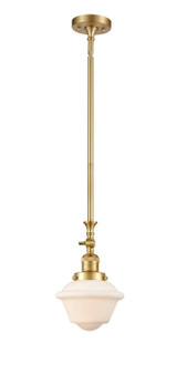 Franklin Restoration One Light Mini Pendant in Satin Gold (405|206-SG-G531)