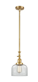 Franklin Restoration One Light Mini Pendant in Satin Gold (405|206-SG-G72)