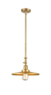 Franklin Restoration One Light Mini Pendant in Satin Gold (405|206-SG-MFR-SG-12)