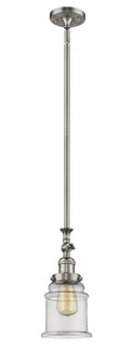 Franklin Restoration LED Mini Pendant in Brushed Satin Nickel (405|206-SN-G182-LED)
