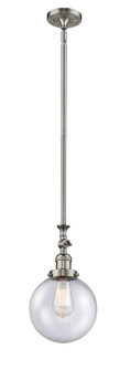 Franklin Restoration LED Mini Pendant in Brushed Satin Nickel (405|206-SN-G204-8-LED)