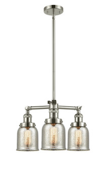 Franklin Restoration Three Light Chandelier in Polished Nickel (405|207-PN-G58)