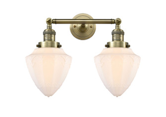 Franklin Restoration LED Bath Vanity in Antique Brass (405|208-AB-G661-7-LED)