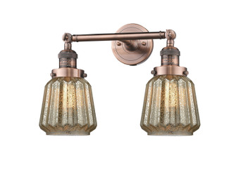 Franklin Restoration LED Bath Vanity in Antique Copper (405|208-AC-G146-LED)