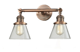 Franklin Restoration Two Light Bath Vanity in Antique Copper (405|208-AC-G62)