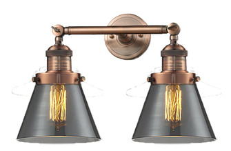 Franklin Restoration Two Light Bath Vanity in Antique Copper (405|208-AC-G63)