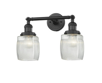 Franklin Restoration LED Bath Vanity in Matte Black (405|208-BK-G302-LED)