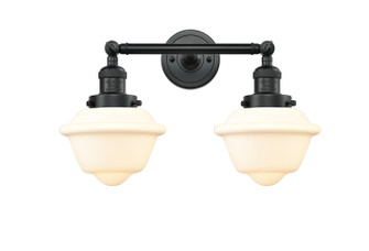 Franklin Restoration LED Bath Vanity in Matte Black (405|208-BK-G531-LED)