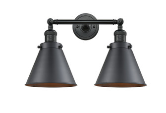 Franklin Restoration LED Bath Vanity in Matte Black (405|208-BK-M13-BK-LED)