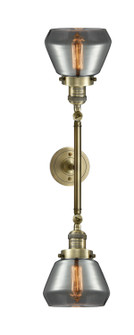 Franklin Restoration LED Bath Vanity in Antique Brass (405|208L-AB-G173-LED)