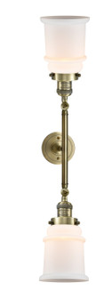Franklin Restoration LED Bath Vanity in Antique Brass (405|208L-AB-G181-LED)