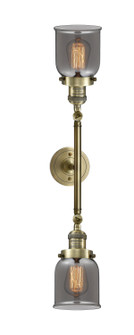 Franklin Restoration Two Light Bath Vanity in Antique Brass (405|208L-AB-G53)